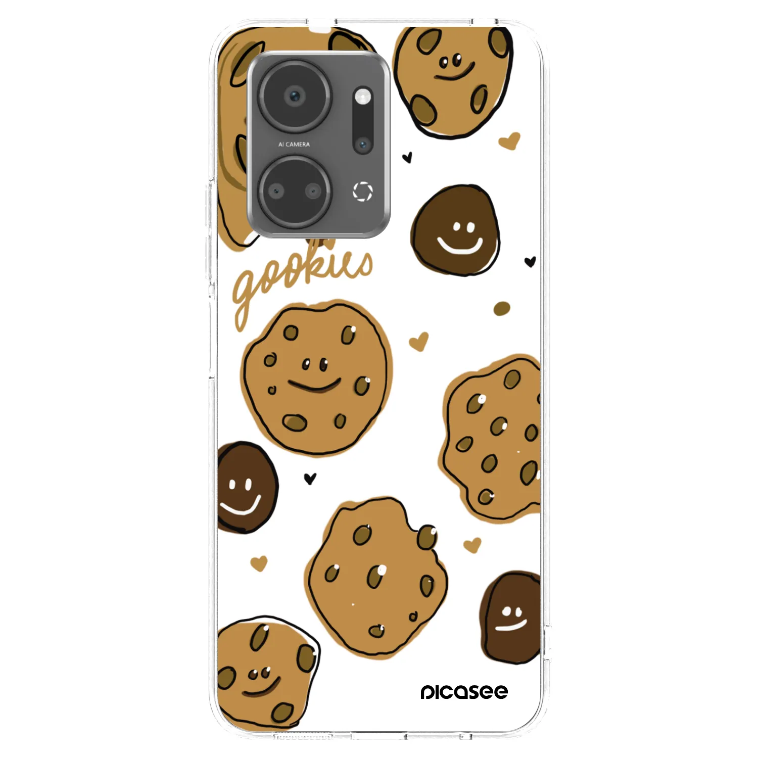 Picasee silikonový průhledný obal pro Honor X7a - Gookies