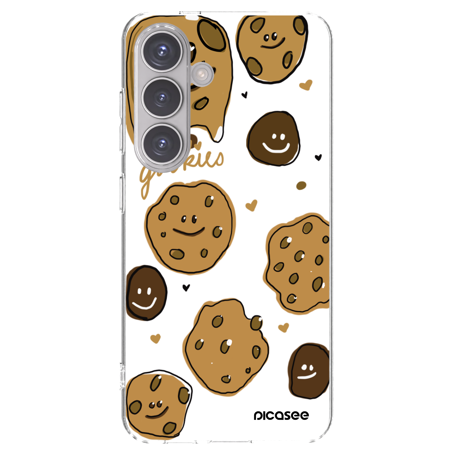 Picasee silikonový průhledný obal pro Samsung Galaxy S24 S921B 5G - Gookies
