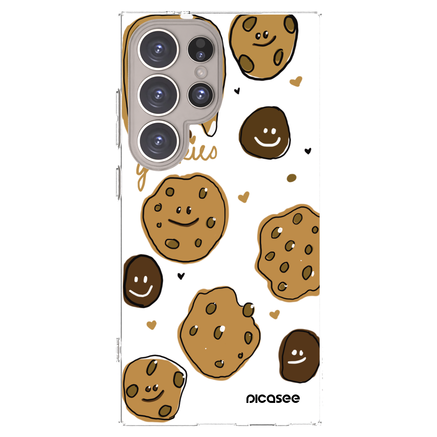 Picasee silikonový průhledný obal pro Samsung Galaxy S24 Ultra S928B 5G - Gookies