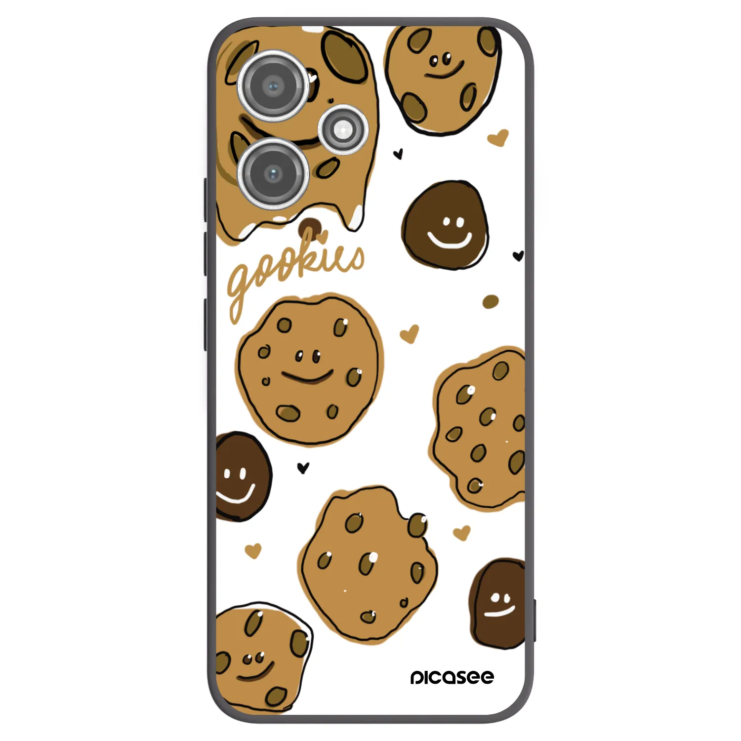 Picasee silikonový černý obal pro Xiaomi Redmi 12 5G - Gookies