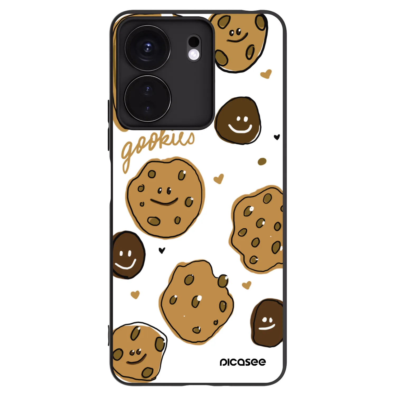 Picasee silikonový černý obal pro Xiaomi Redmi 13C 4G - Gookies