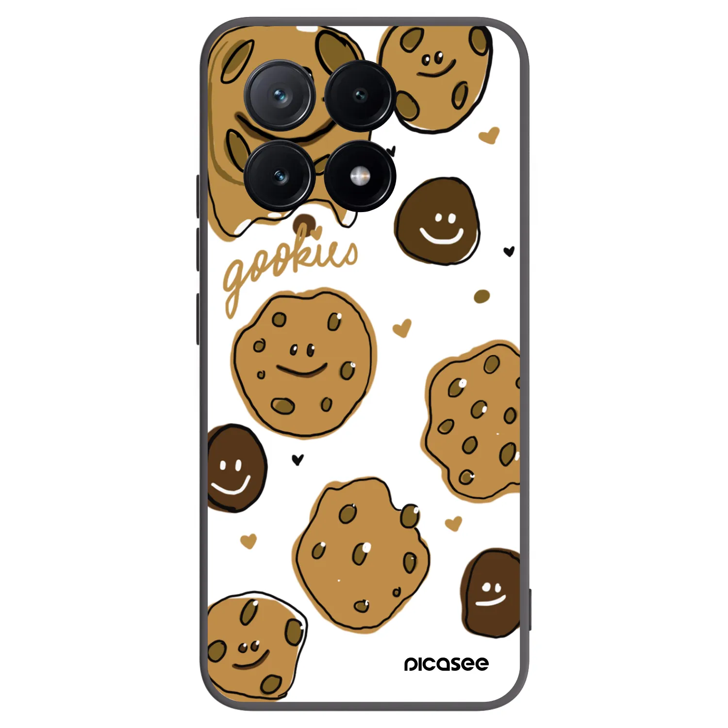 Picasee silikonový černý obal pro Xiaomi Poco X6 Pro - Gookies