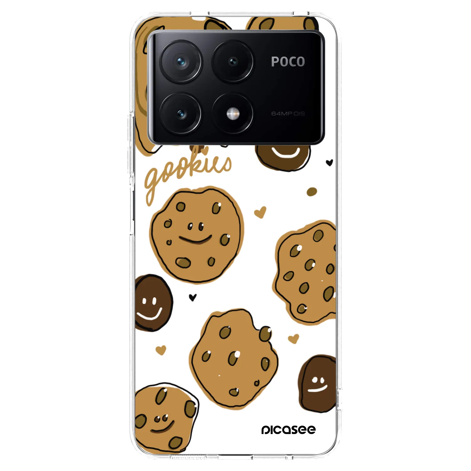 Picasee silikonový průhledný obal pro Xiaomi Poco X6 Pro - Gookies