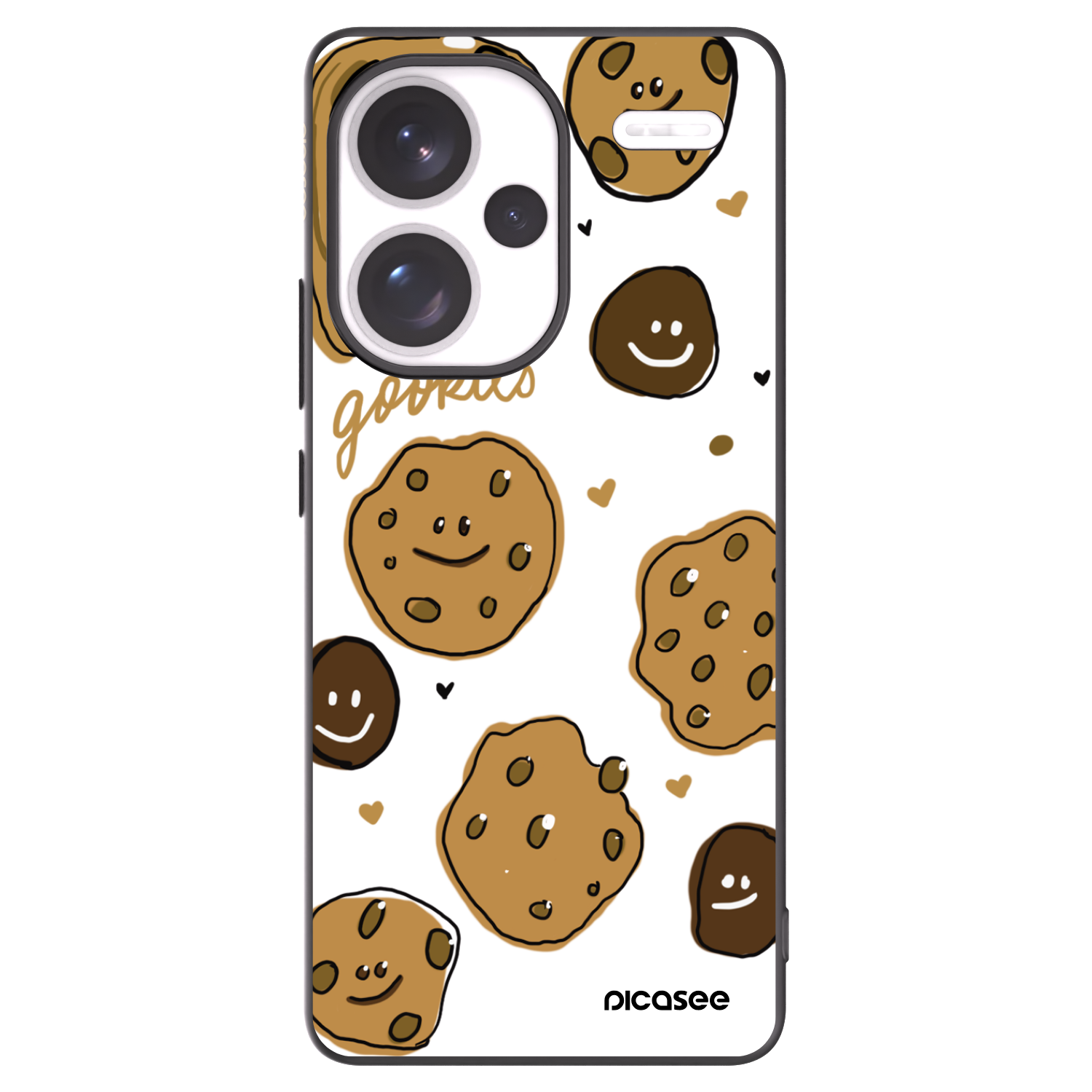 Picasee silikonový černý obal pro Xiaomi Redmi Note 13 Pro+ 5G - Gookies