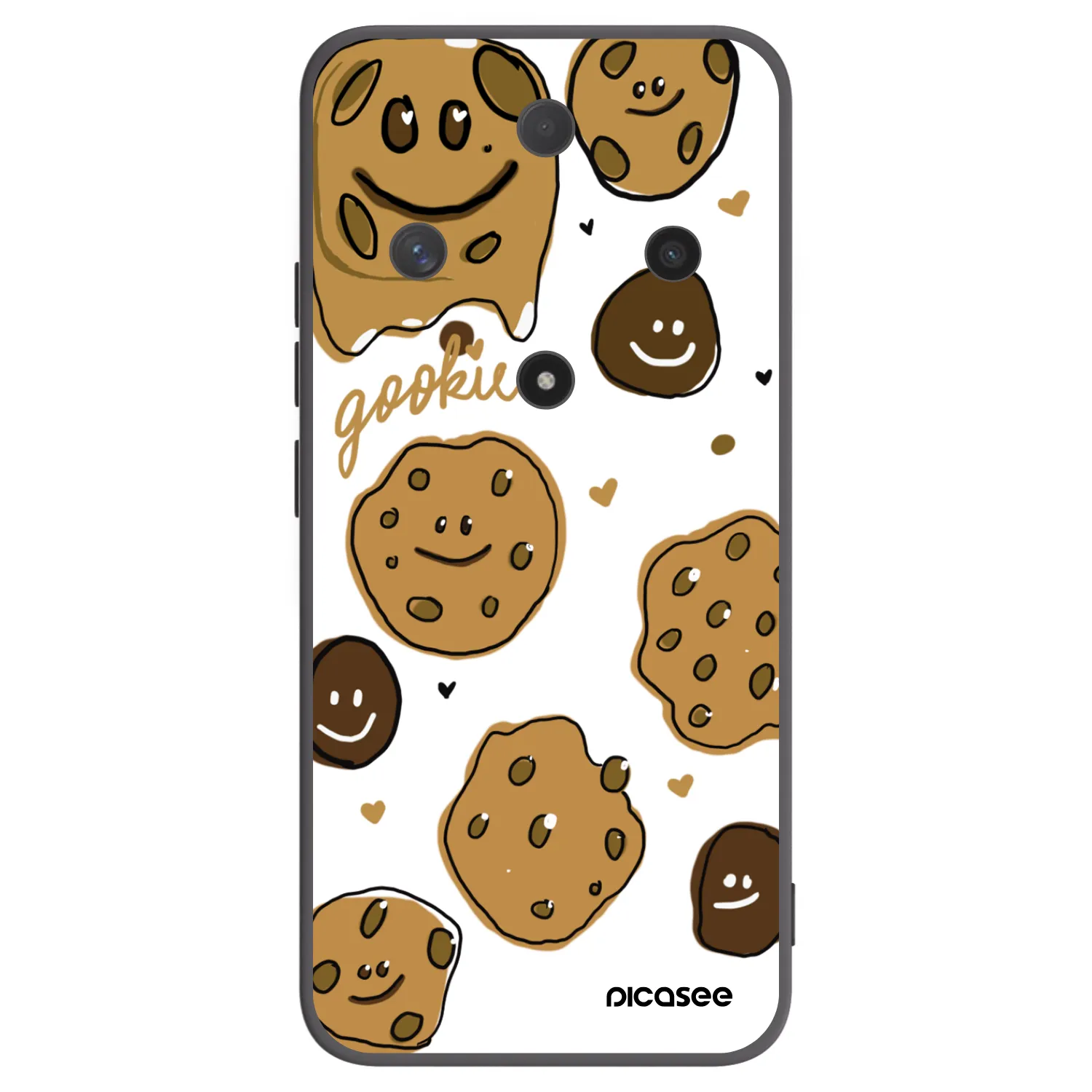 Picasee silikonový černý obal pro Honor Magic6 Lite 5G - Gookies