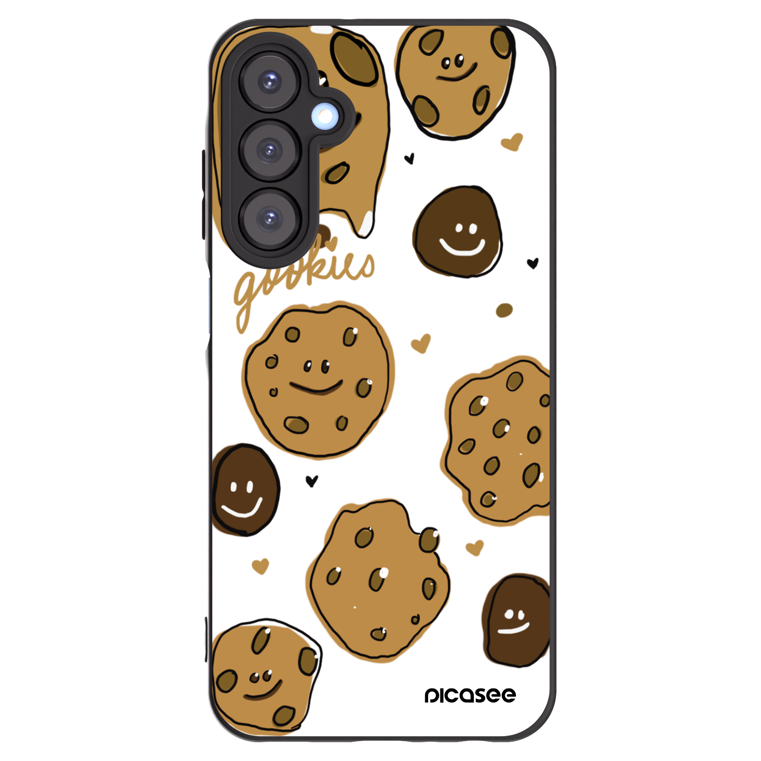 Picasee silikonový černý obal pro Samsung Galaxy A25 A256B 5G - Gookies