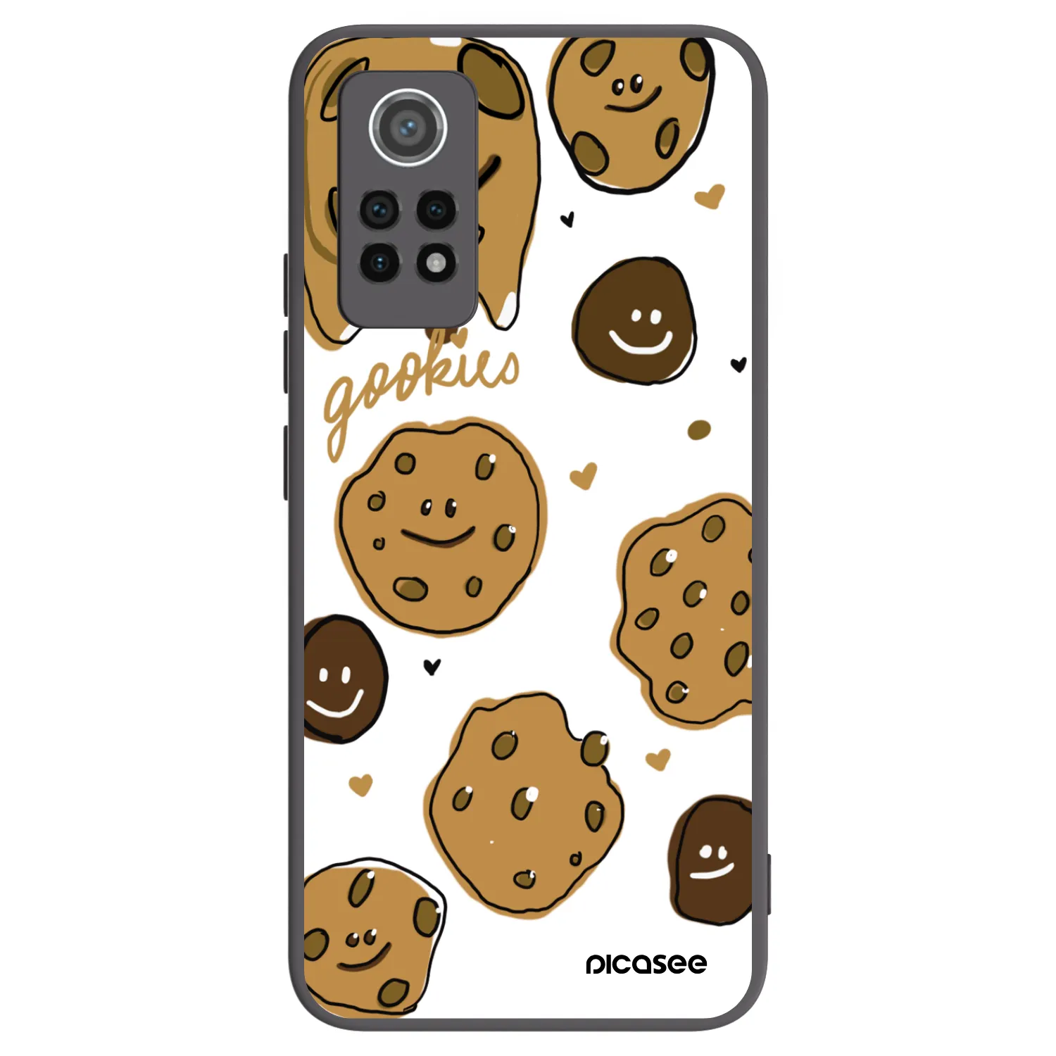 Picasee silikonový černý obal pro Xiaomi Redmi Note 12 Pro 4G - Gookies