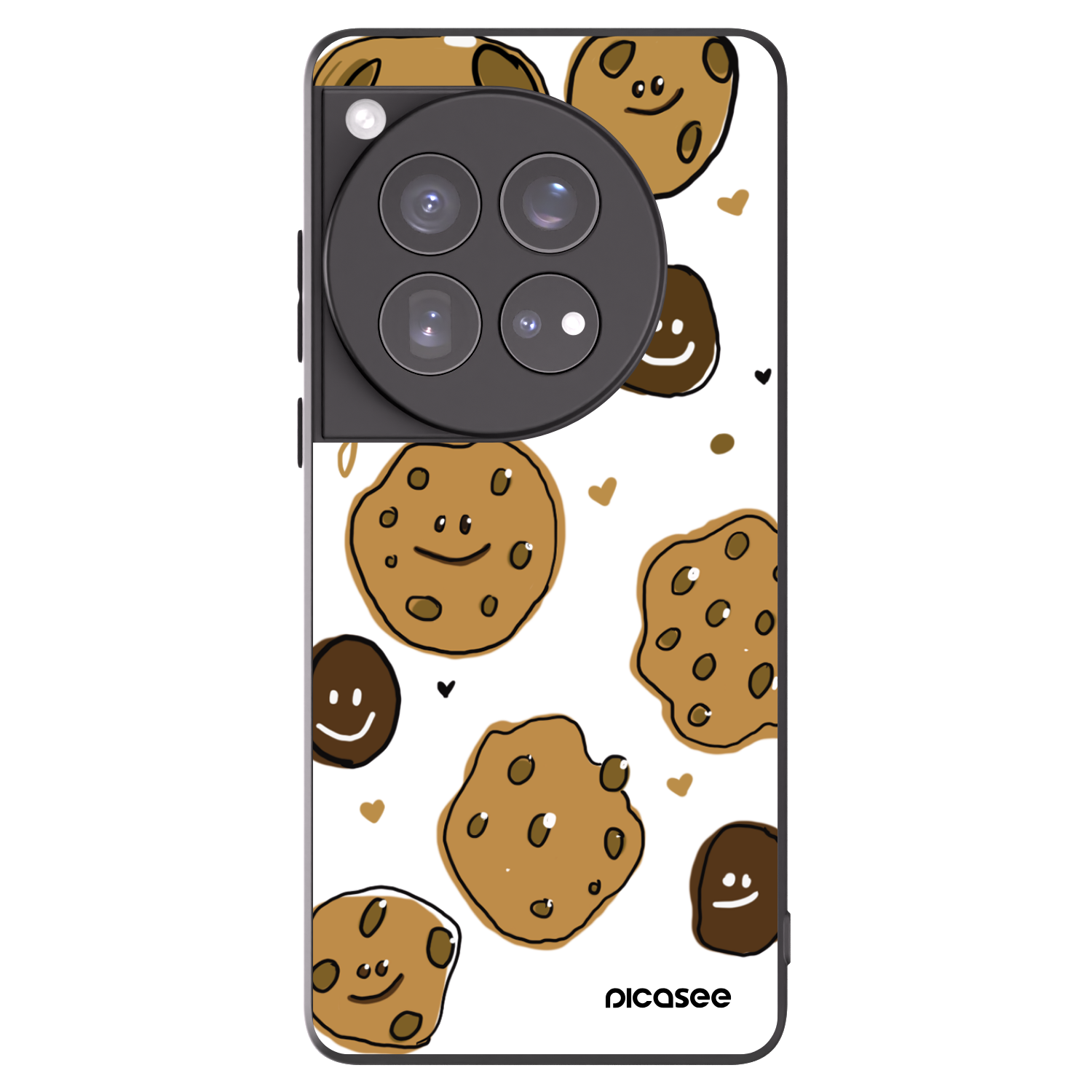 Picasee silikonový černý obal pro OnePlus 12 5G - Gookies