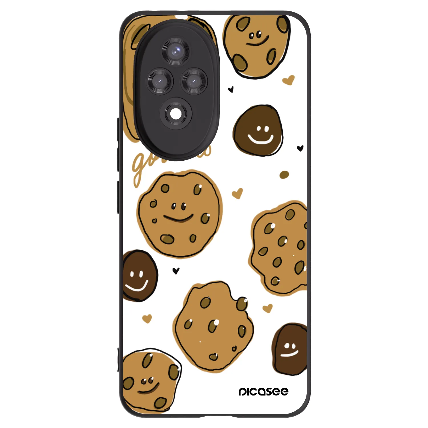 Picasee silikonový černý obal pro Honor 200 Pro 5G - Gookies