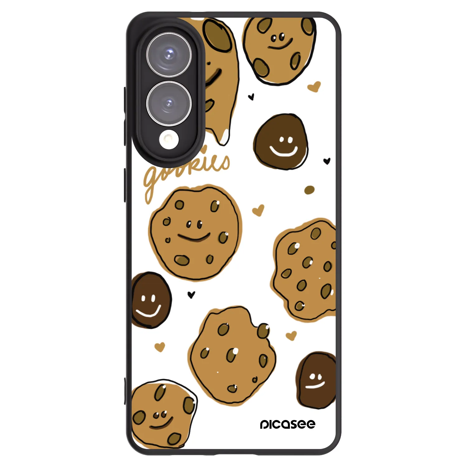 Picasee silikonový černý obal pro Samsung Galaxy S25 Edge 5G - Gookies