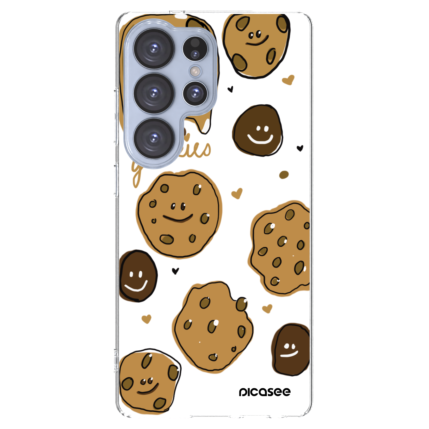 Picasee silikonový průhledný obal pro Samsung Galaxy S25 Ultra 5G - Gookies