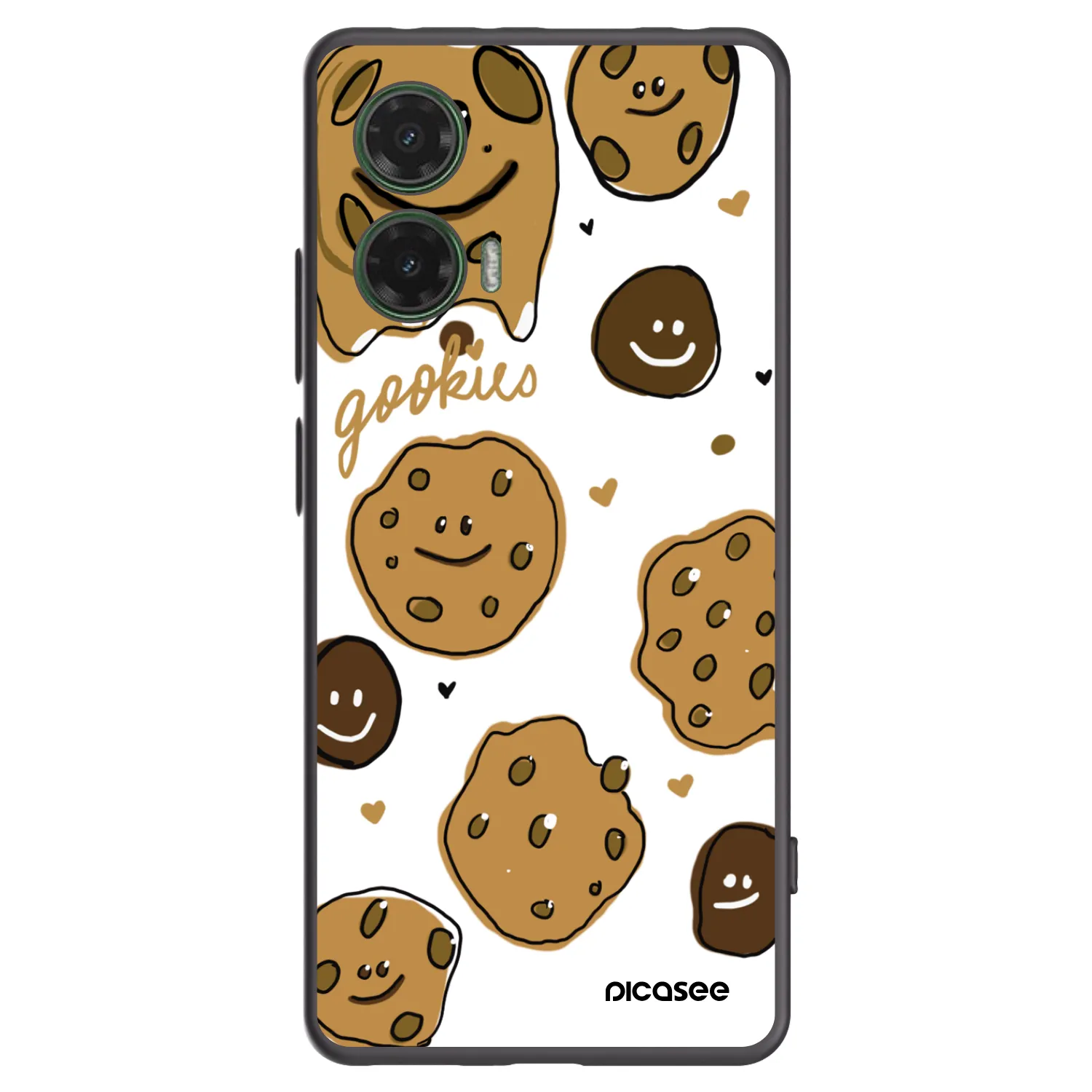 Picasee silikonový černý obal pro Motorola Moto G35 5G - Gookies