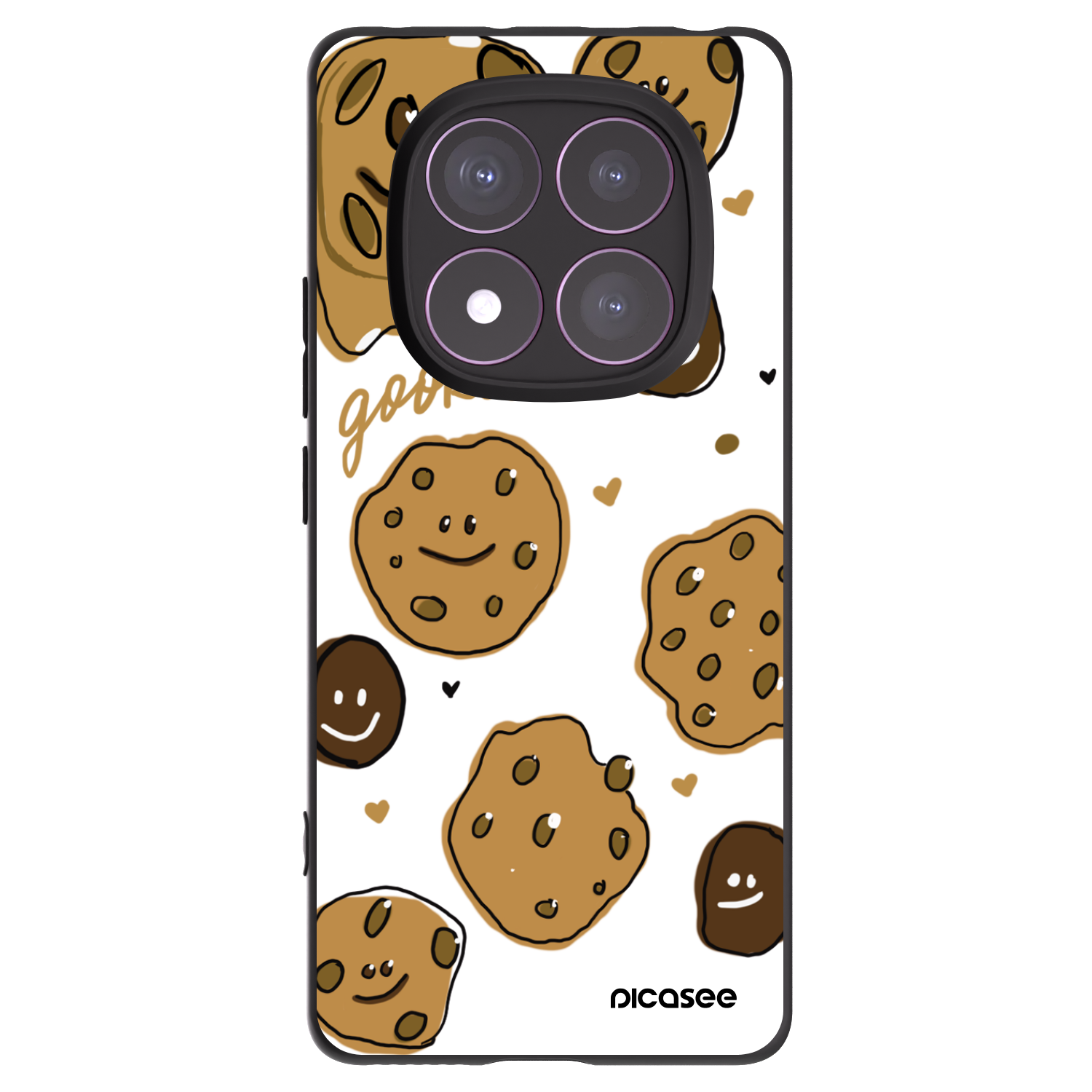 Picasee silikonový černý obal pro Xiaomi Redmi Note 14 Pro 4G - Gookies