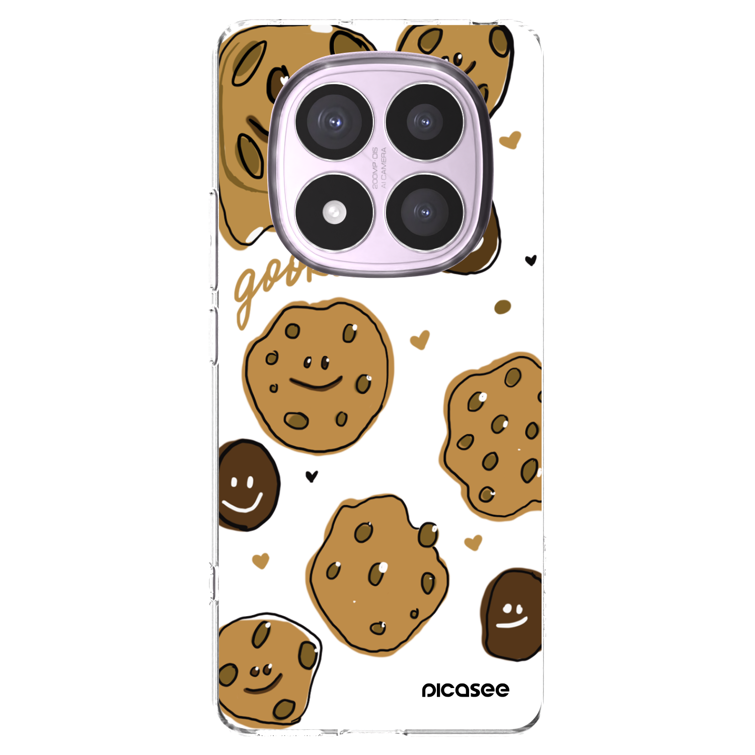 Picasee silikonový průhledný obal pro Xiaomi Redmi Note 14 Pro 4G - Gookies