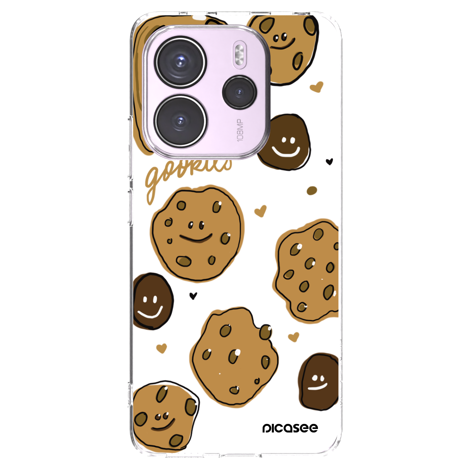Picasee silikonový průhledný obal pro Xiaomi Redmi Note 14 4G - Gookies