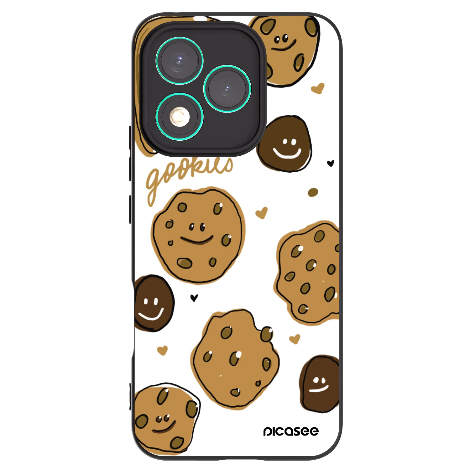 Picasee silikonový černý obal pro Honor 400 Lite 5G - Gookies