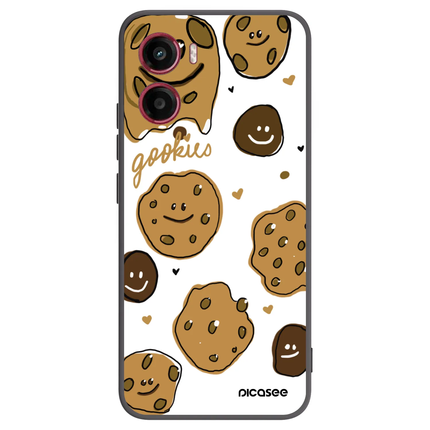 Picasee silikonový černý obal pro Motorola Moto G05 - Gookies