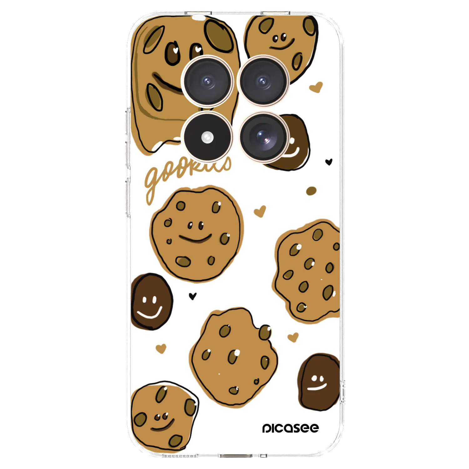 Picasee silikonový průhledný obal pro Xiaomi Redmi Note 15 Pro 4G - Gookies