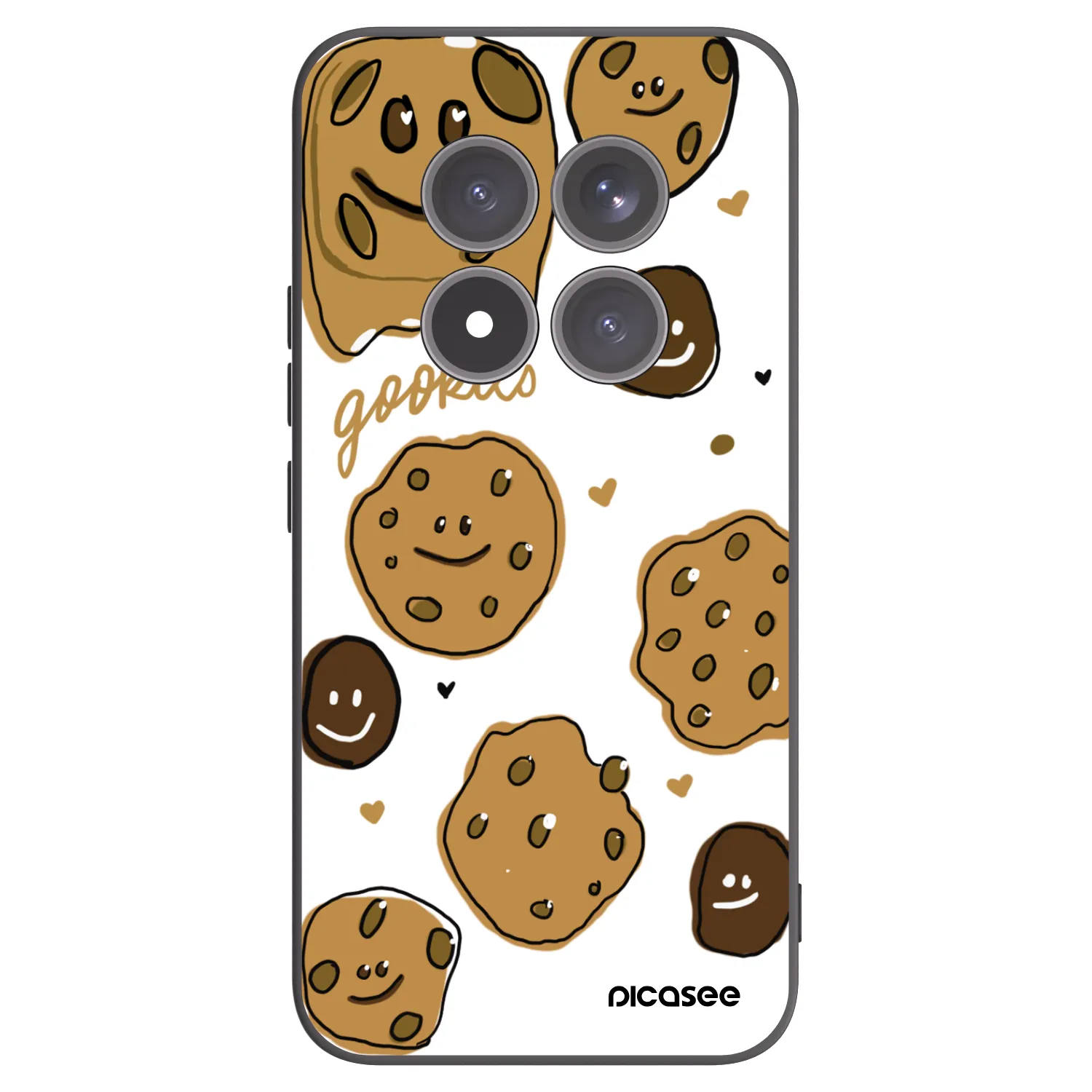 Picasee silikonový černý obal pro Xiaomi Redmi Note 15 Pro+ - Gookies