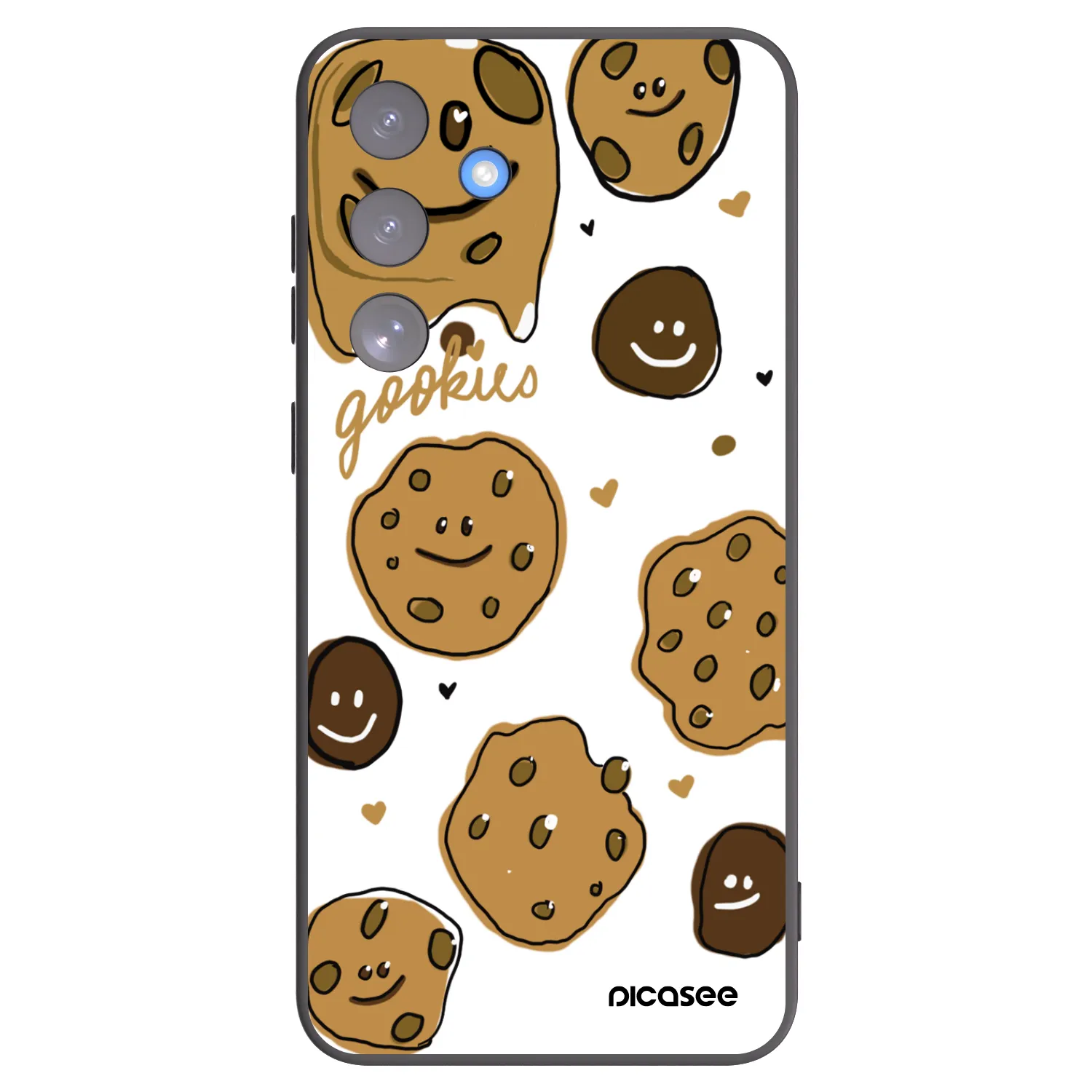Picasee silikonový černý obal pro Samsung Galaxy S25 FE 5G - Gookies