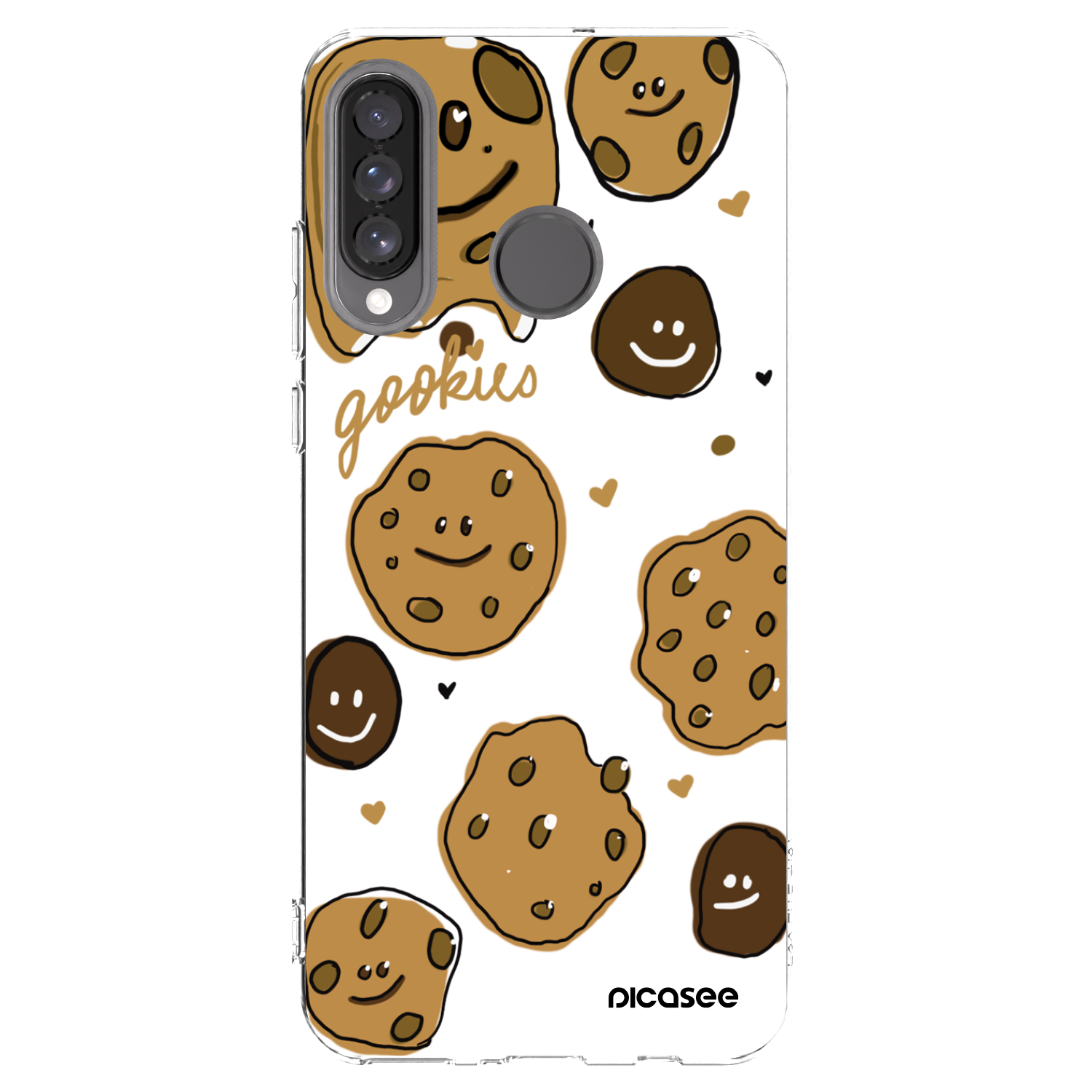 Picasee silikonový průhledný obal pro Huawei P30 Lite - Gookies