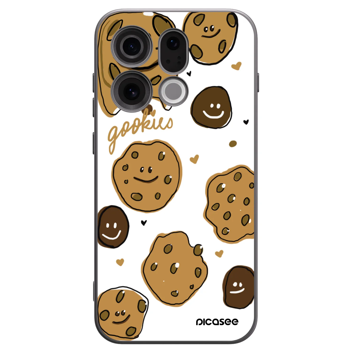 Picasee silikonový černý obal pro OPPO Find X9 - Gookies