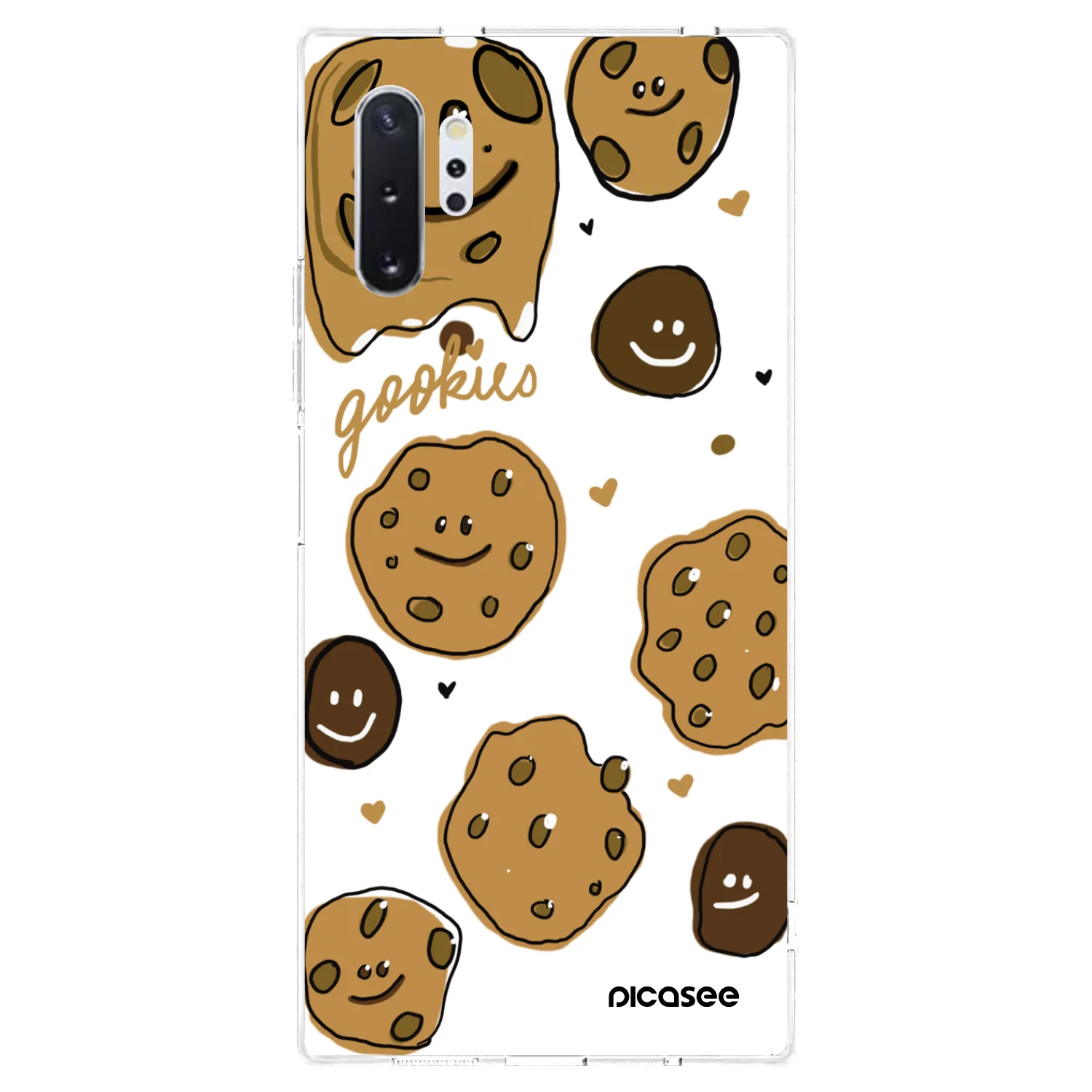 Picasee silikonový průhledný obal pro Samsung Galaxy Note 10+ N975F - Gookies