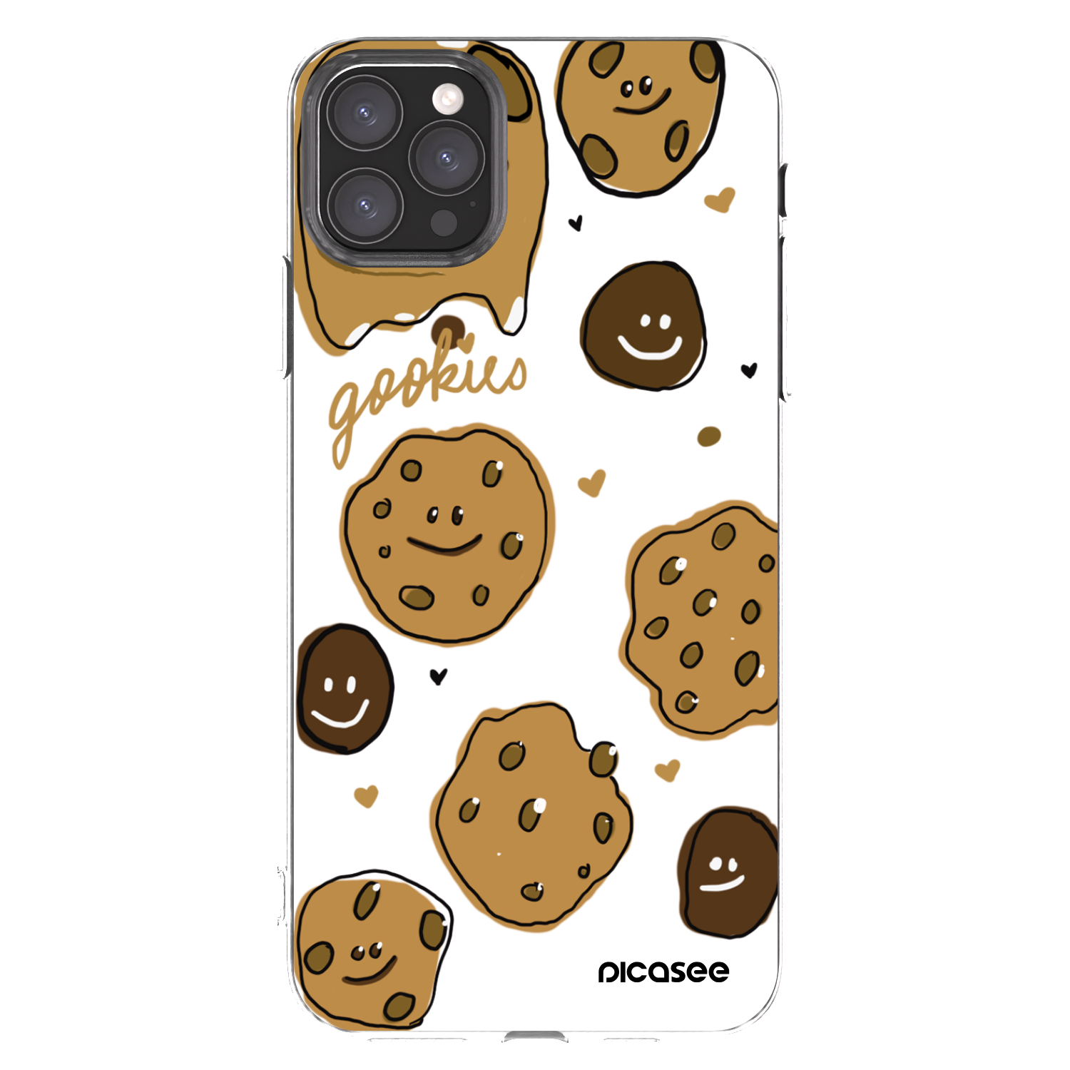 Picasee silikonový průhledný obal pro Apple iPhone 11 Pro Max - Gookies