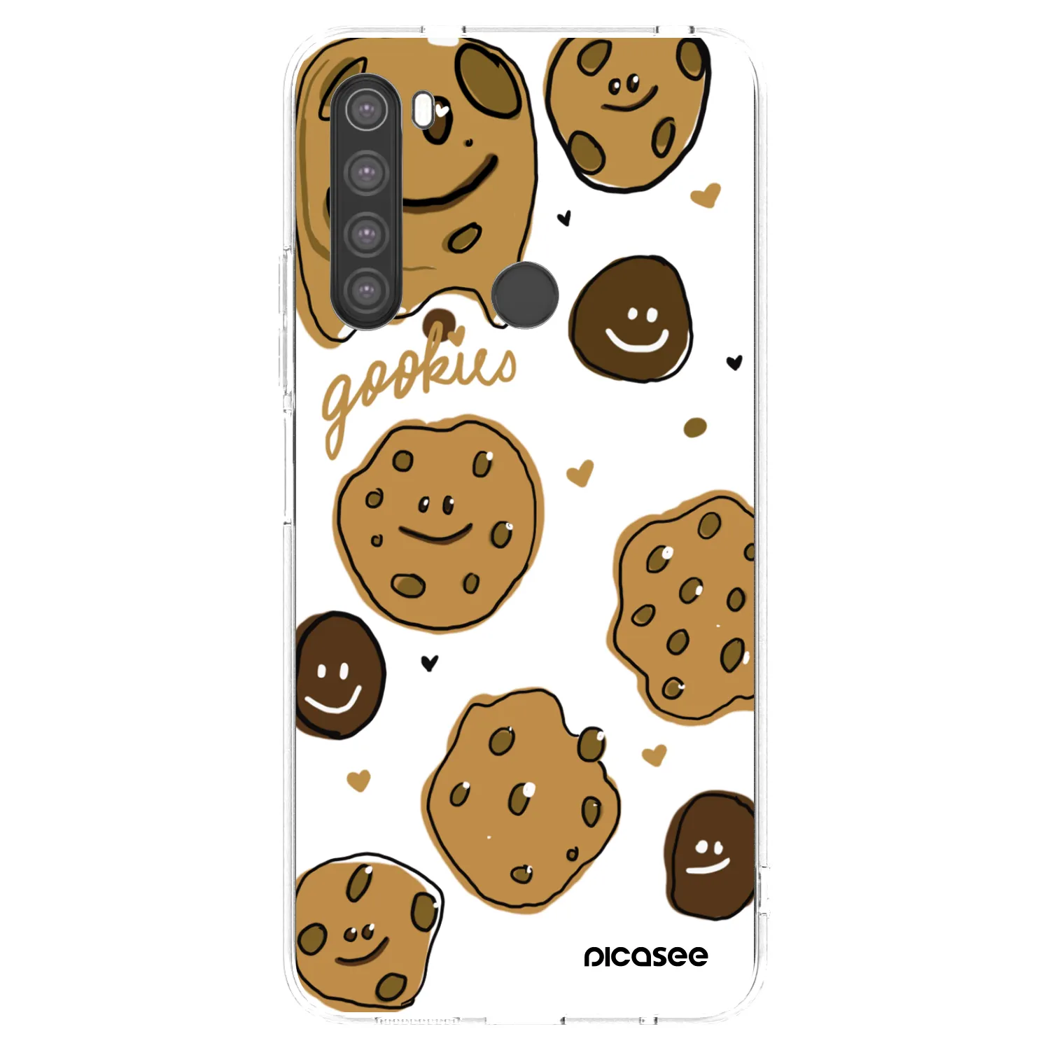Picasee silikonový průhledný obal pro Xiaomi Redmi Note 8 - Gookies