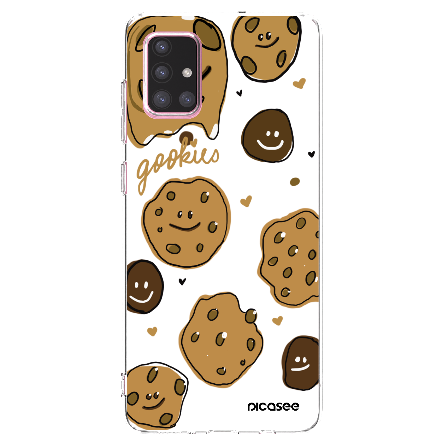 Picasee silikonový průhledný obal pro Samsung Galaxy A71 A715F - Gookies