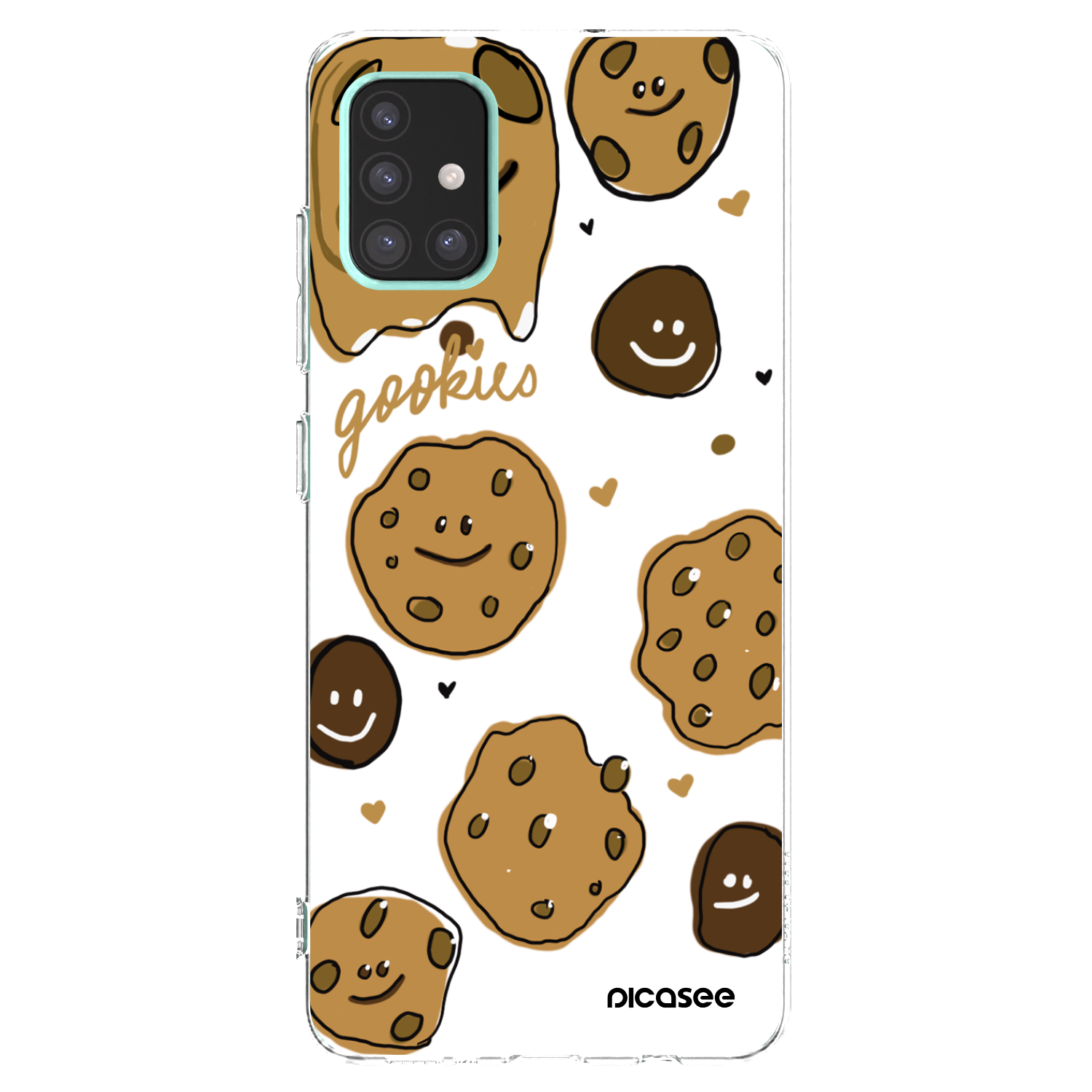 Picasee silikonový průhledný obal pro Samsung Galaxy A51 A515F - Gookies