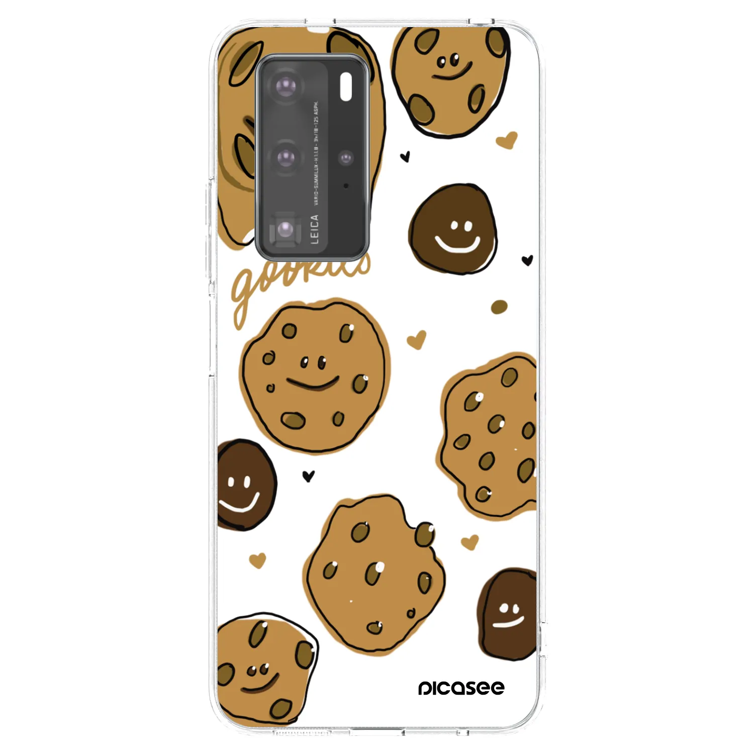 Picasee silikonový průhledný obal pro Huawei P40 Pro - Gookies