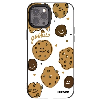 Picasee silikonový černý obal pro Apple iPhone 12 Pro Max - Gookies