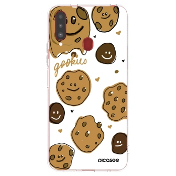 Picasee silikonový průhledný obal pro Samsung Galaxy A20s - Gookies