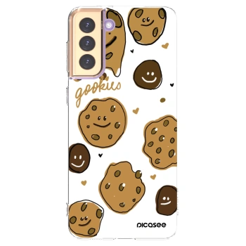 Picasee silikonový průhledný obal pro Samsung Galaxy S21+ 5G G996F - Gookies