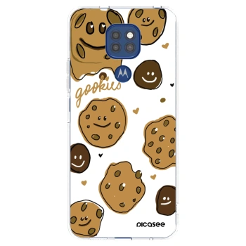 Picasee silikonový průhledný obal pro Motorola Moto G9 Play - Gookies