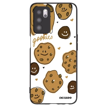 Picasee silikonový černý obal pro OPPO A16 - Gookies