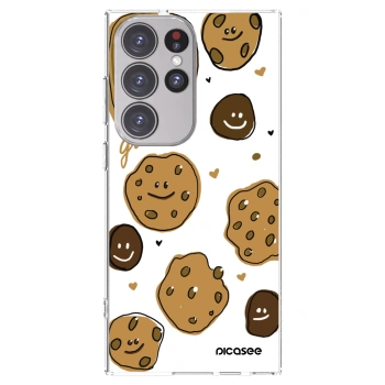 Picasee silikonový průhledný obal pro Samsung Galaxy S23 Ultra 5G - Gookies