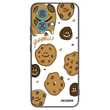 Picasee silikonový černý obal pro Motorola Edge 40 Neo - Gookies