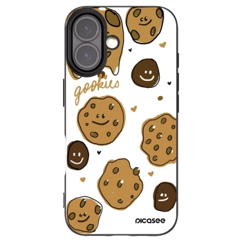 Picasee silikonový černý obal pro Apple iPhone 16 - Gookies