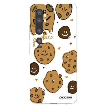 Picasee silikonový průhledný obal pro Xiaomi Mi Note 10 (Pro) - Gookies