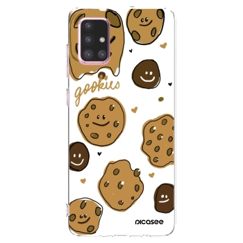 Picasee silikonový průhledný obal pro Samsung Galaxy A71 A715F - Gookies