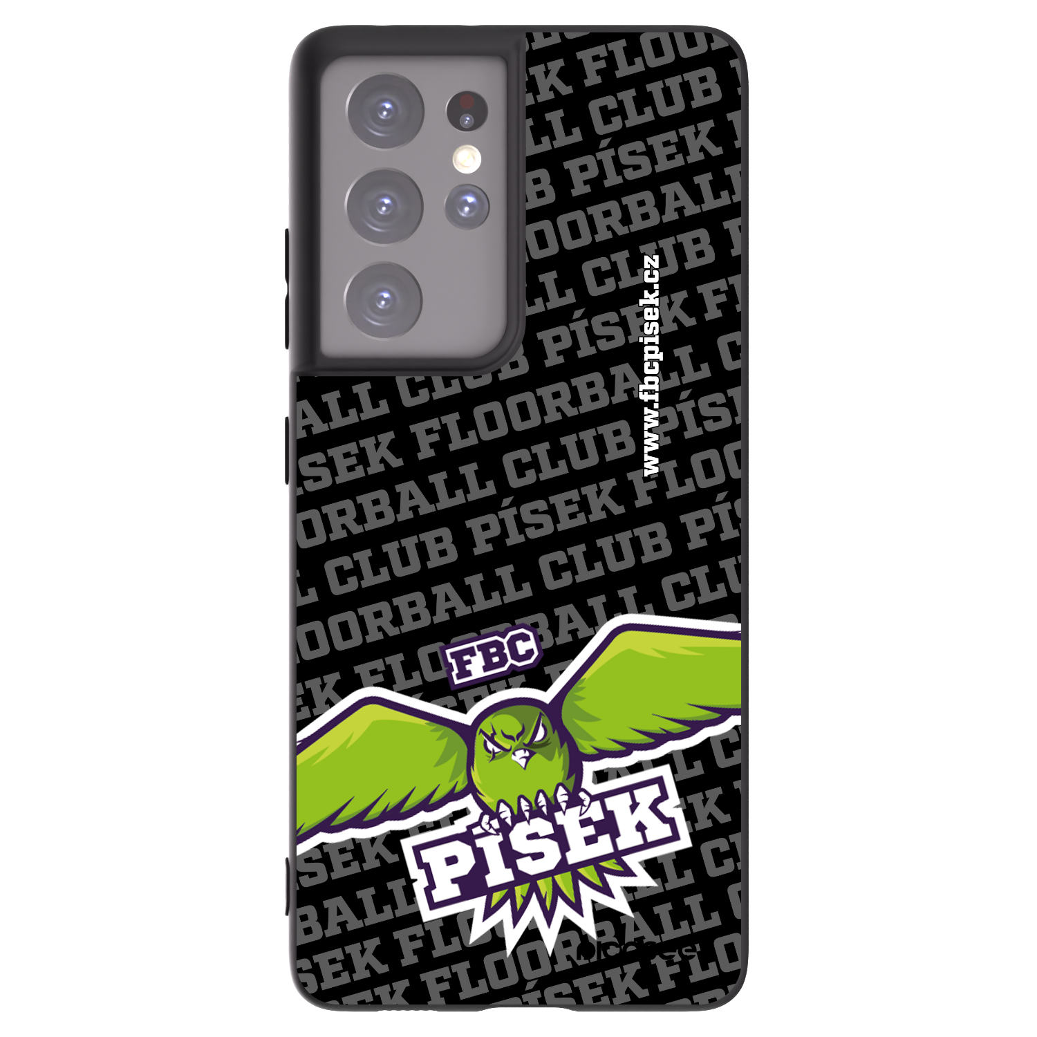 Picasee silikonový černý obal pro Samsung Galaxy S21 Ultra 5G G998B - FBC Písek