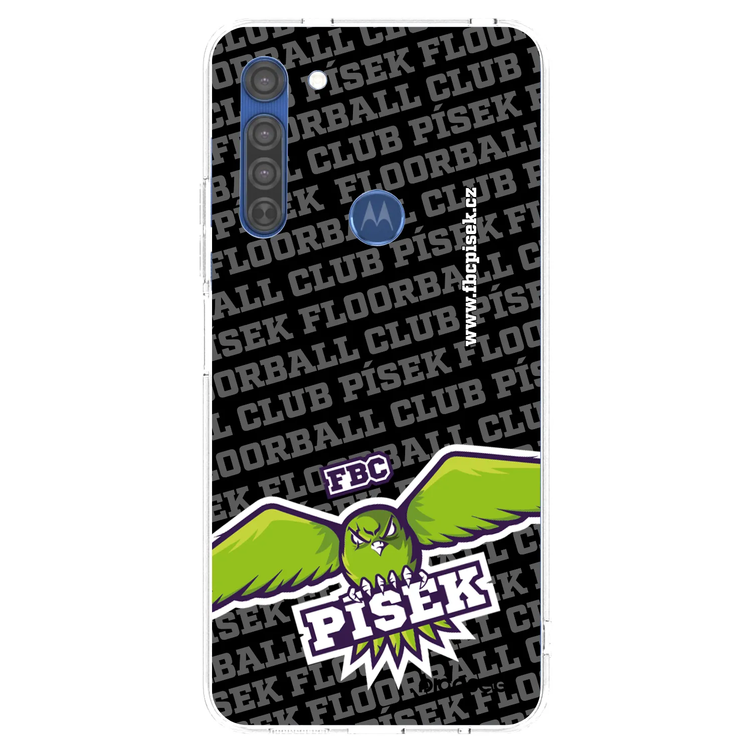 Picasee silikonový průhledný obal pro Motorola Moto G8 - FBC Písek