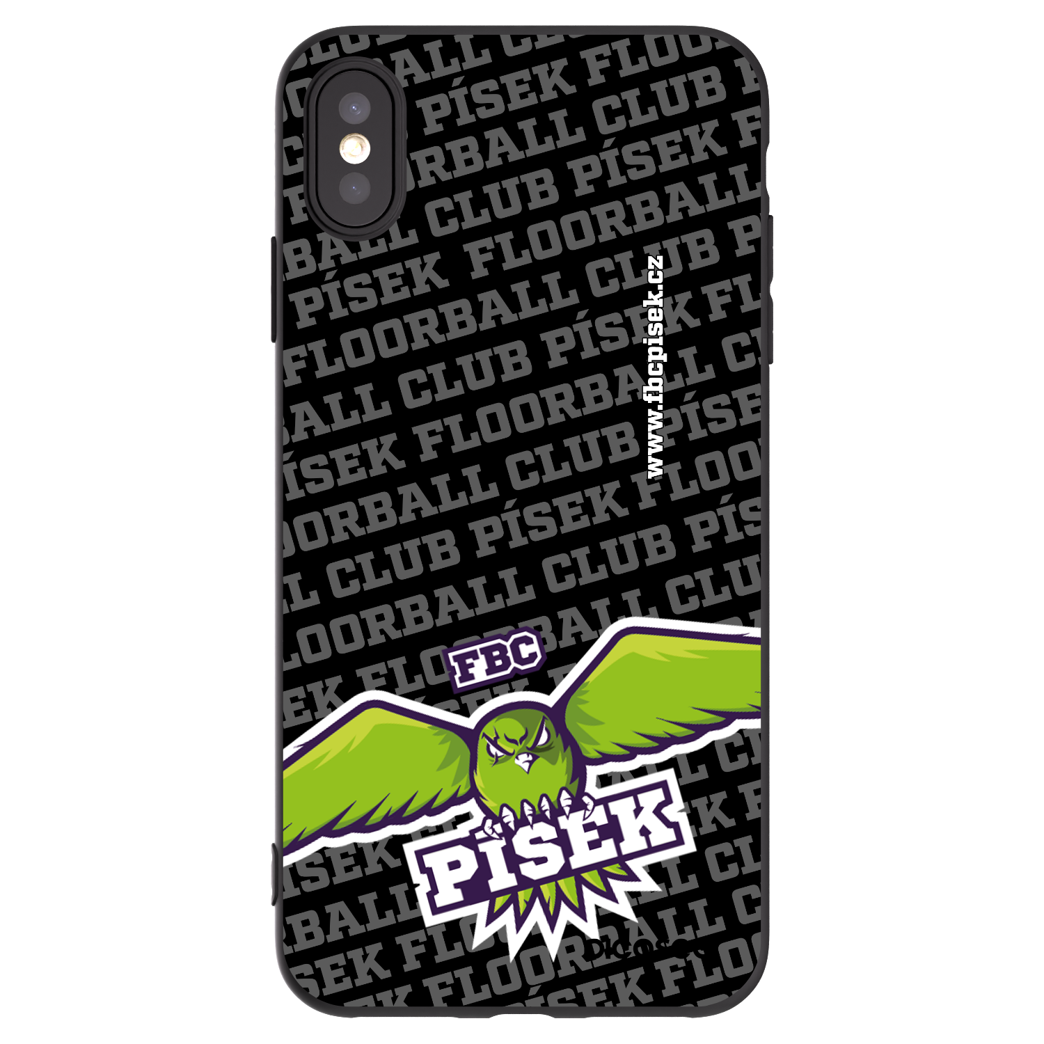 Picasee silikonový černý obal pro Apple iPhone XS Max - FBC Písek