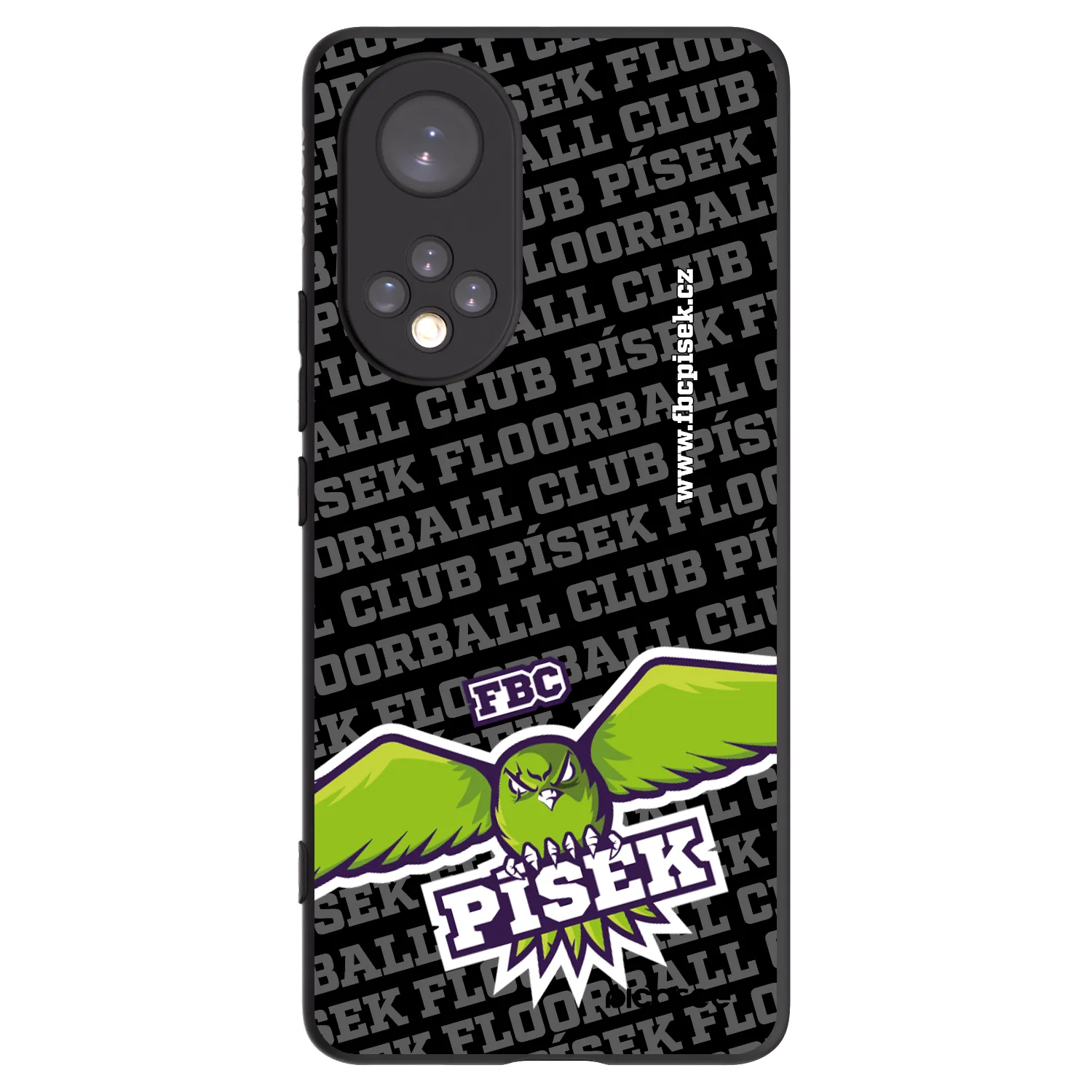 Picasee silikonový černý obal pro Honor 50 5G - FBC Písek