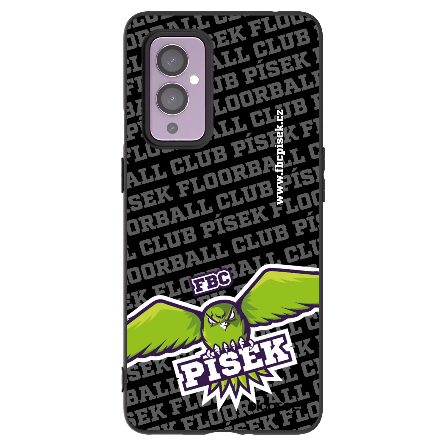Picasee silikonový černý obal pro OnePlus 9 - FBC Písek