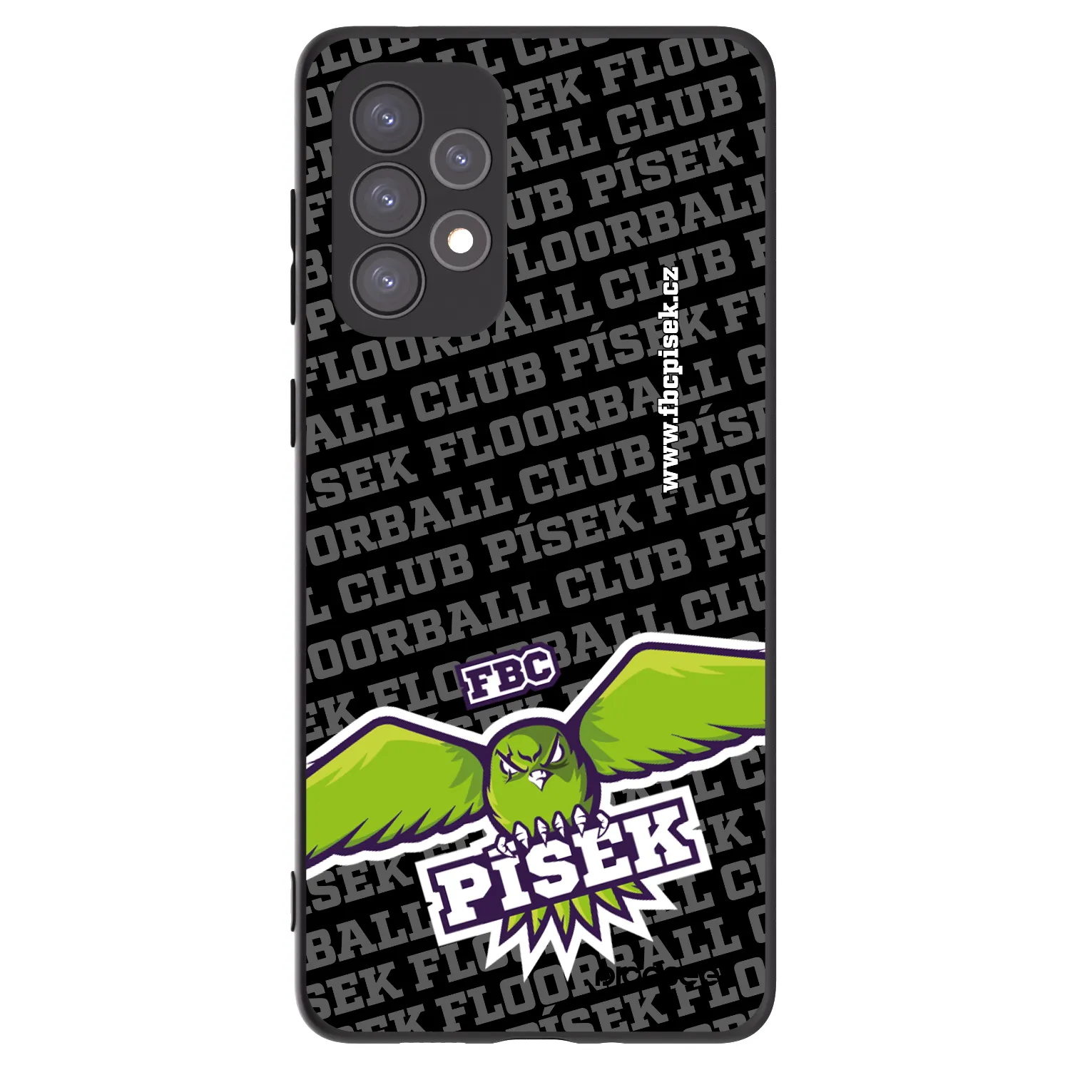 Picasee silikonový černý obal pro Samsung Galaxy A73 5G - FBC Písek