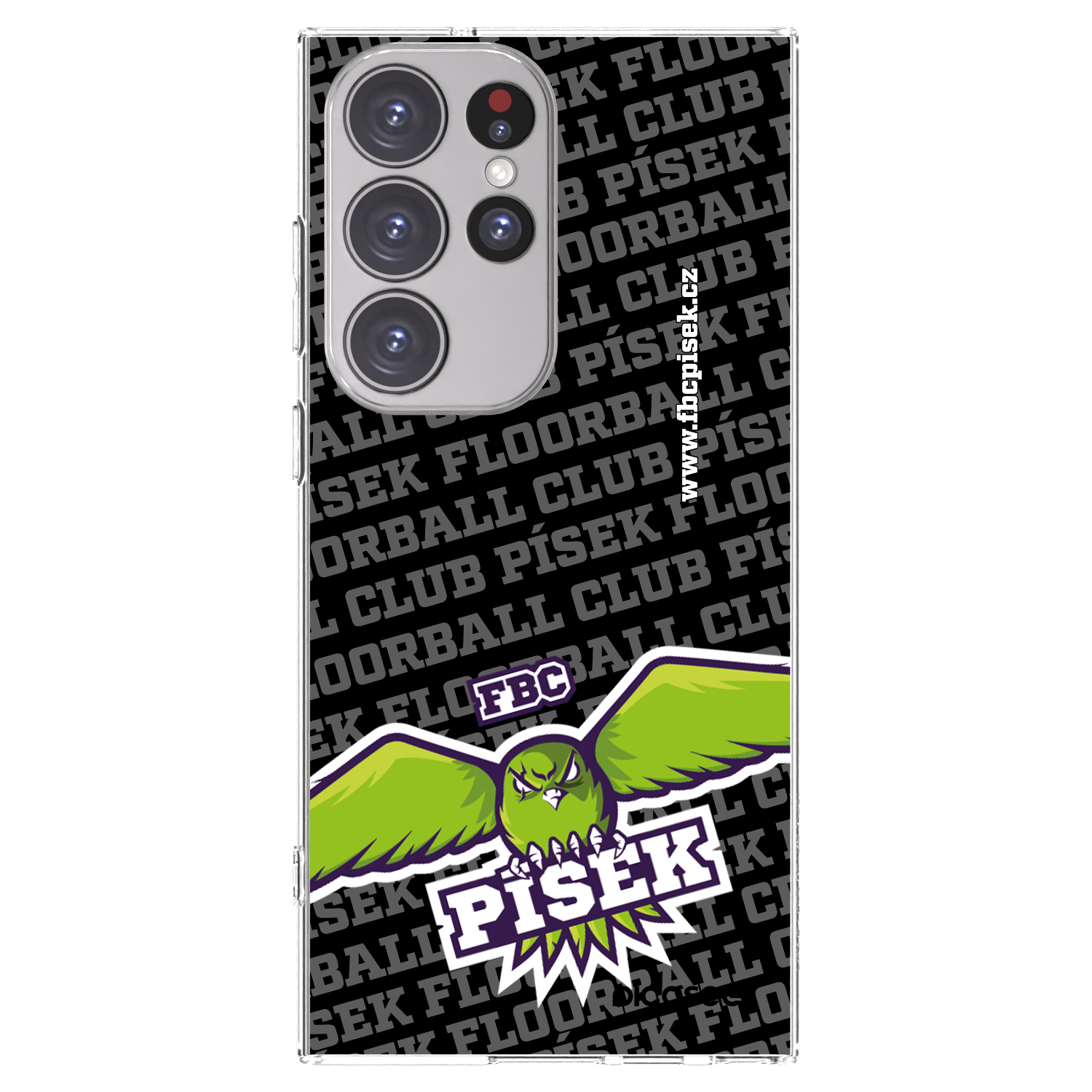 Picasee silikonový průhledný obal pro Samsung Galaxy S23 Ultra 5G - FBC Písek