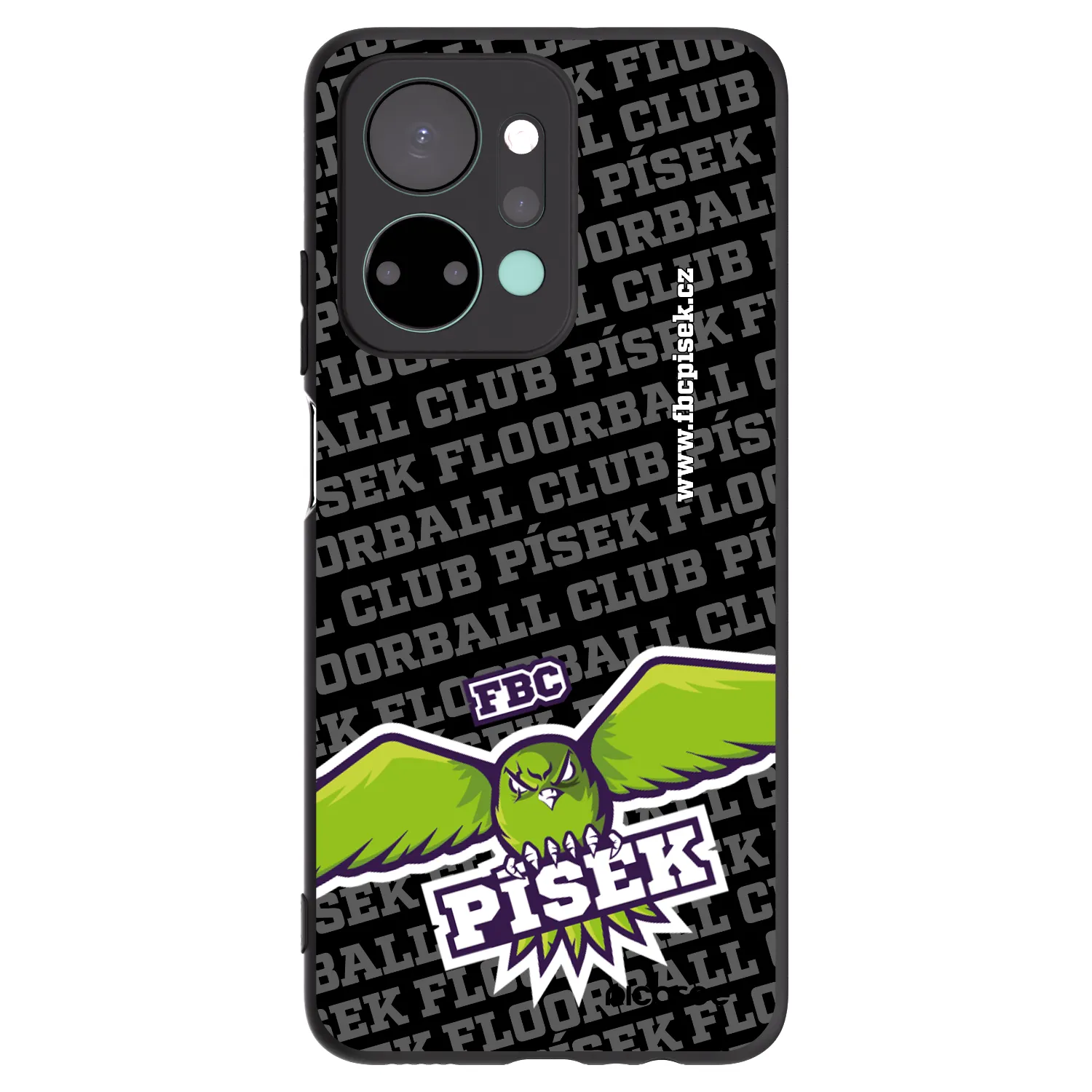 Picasee silikonový černý obal pro Honor X7a - FBC Písek